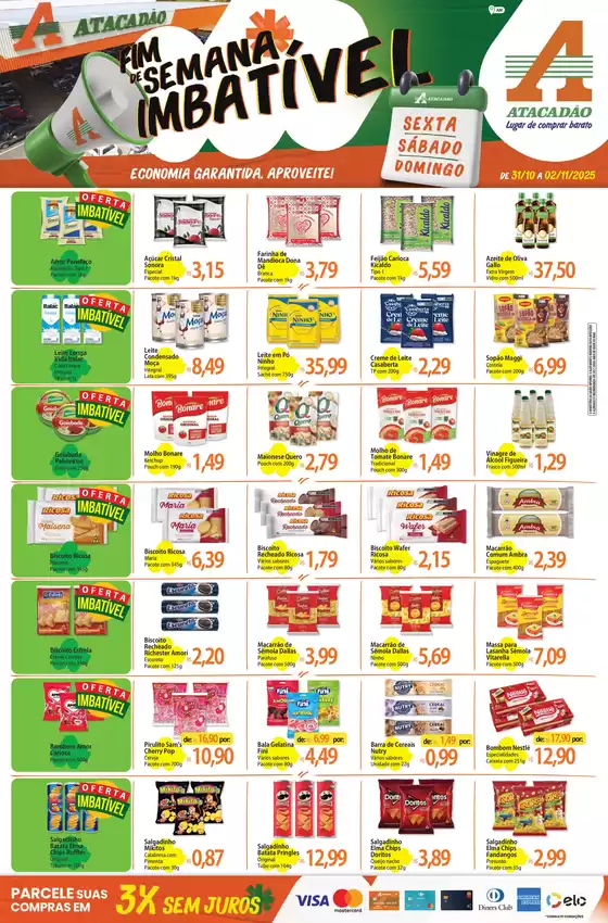 Grandes descontos em produtos selecionados