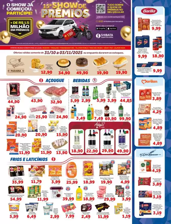 Catálogo Shibata Supermercados em Mogi das Cruzes | Nossas melhores ofertas para você | 2025-10-31T00:00:00.000Z - 2025-11-03T00:00:00.000Z