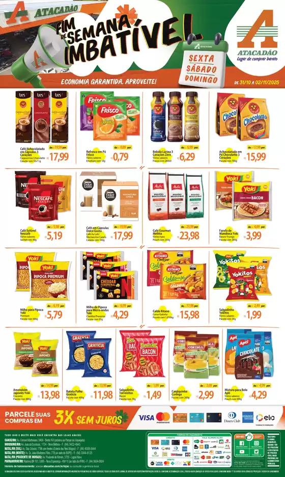 Catálogo Atacadão em Natal | Novas ofertas para descobrir | 2025-10-31T00:00:00.000Z - 2025-11-02T00:00:00.000Z