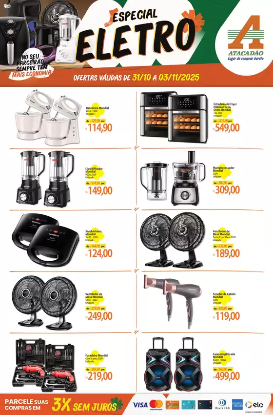 Catálogo Atacadão em Natal | Melhores ofertas para compradores econômicos | 2025-10-31T00:00:00.000Z - 2025-11-03T00:00:00.000Z