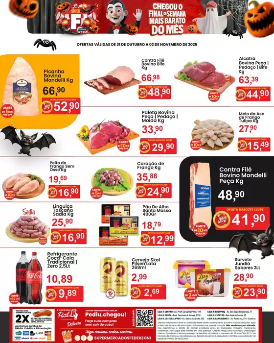 Catálogo Federzoni Supermercados em Santo André | CHEGOU O FINAL DE SEMANA MAIS BARATO DO MES | 2025-10-31T00:00:00.000Z - 2025-11-02T00:00:00.000Z