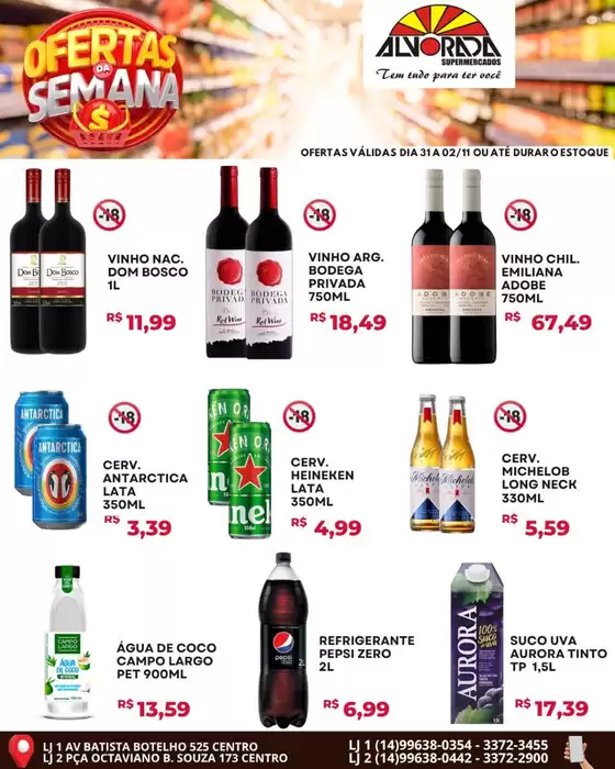 Catálogo Alvorada Supermercados em São João de Meriti | Encarte Alvorada Supermercados | 2025-10-31T00:00:00.000Z - 2025-11-02T00:00:00.000Z