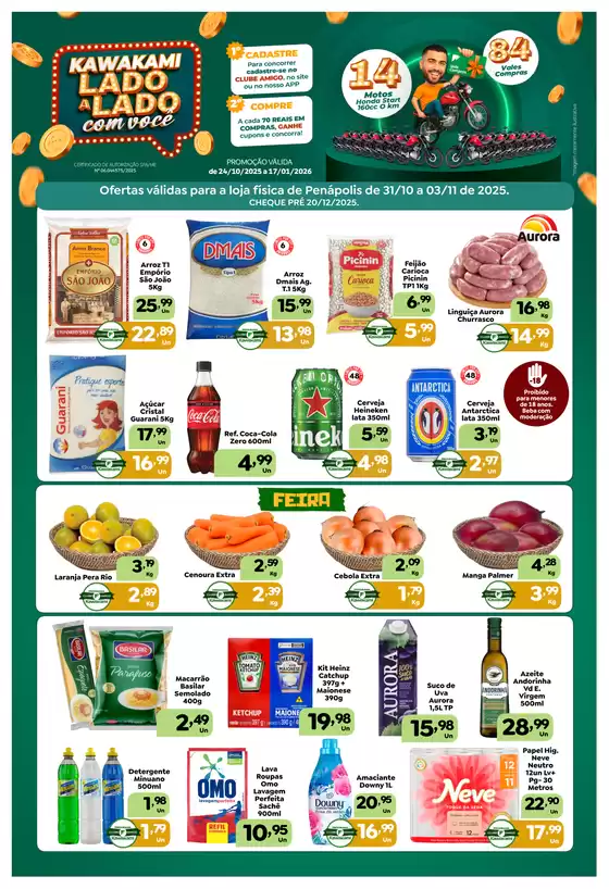 Catálogo Supermercados Kawakami | Ofertas - Penápolis | 2025-10-24T00:00:00.000Z - 2026-01-17T00:00:00.000Z