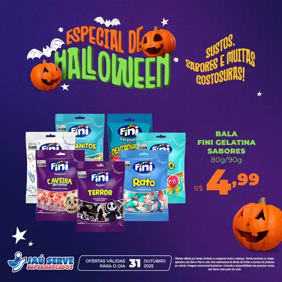 Catálogo Supermercados Jaù Serve em Belo Horizonte | Especial de halloween | 2025-10-31T00:00:00.000Z - 2025-10-31T00:00:00.000Z