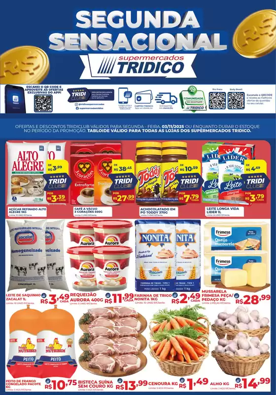 Catálogo Supermercados Tridico em Brasília | Segunda Sensacional | 2025-11-03T00:00:00.000Z - 2025-11-03T00:00:00.000Z