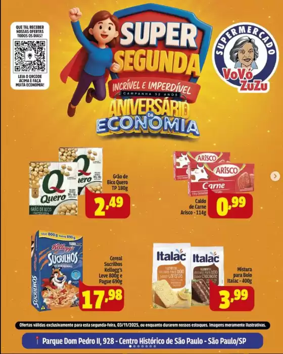 Catálogo Vovó Zuzu em Belo Horizonte | Super Segunda Do Vovó Zuzu | 2025-11-03T00:00:00.000Z - 2025-11-03T00:00:00.000Z