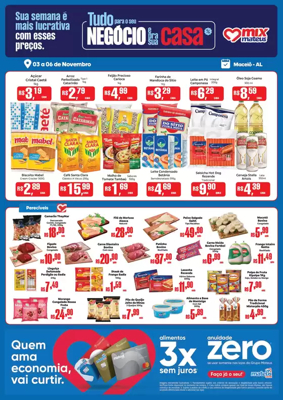 Catálogo Supermercados Mateus em Caucaia | Regular | 2025-11-03T00:00:00.000Z - 2025-11-06T00:00:00.000Z