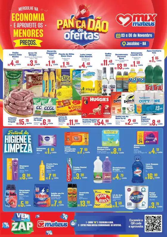 Catálogo Supermercados Mateus em Caucaia | Ótima oferta para todos os clientes | 2025-11-03T00:00:00.000Z - 2025-11-06T00:00:00.000Z