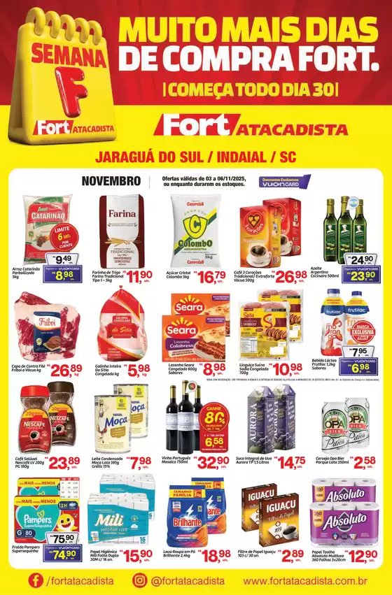 Catálogo Fort Atacadista em Maceió | Ofertas para caçadores de pechinchas | 2025-11-03T00:00:00.000Z - 2025-11-06T00:00:00.000Z