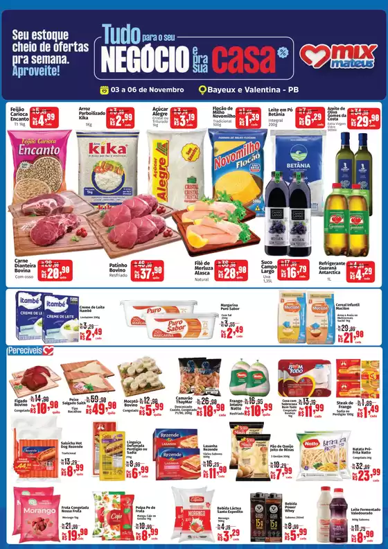 Catálogo Supermercados Mateus em Fortaleza | Nossas melhores ofertas para você | 2025-11-03T00:00:00.000Z - 2025-11-06T00:00:00.000Z
