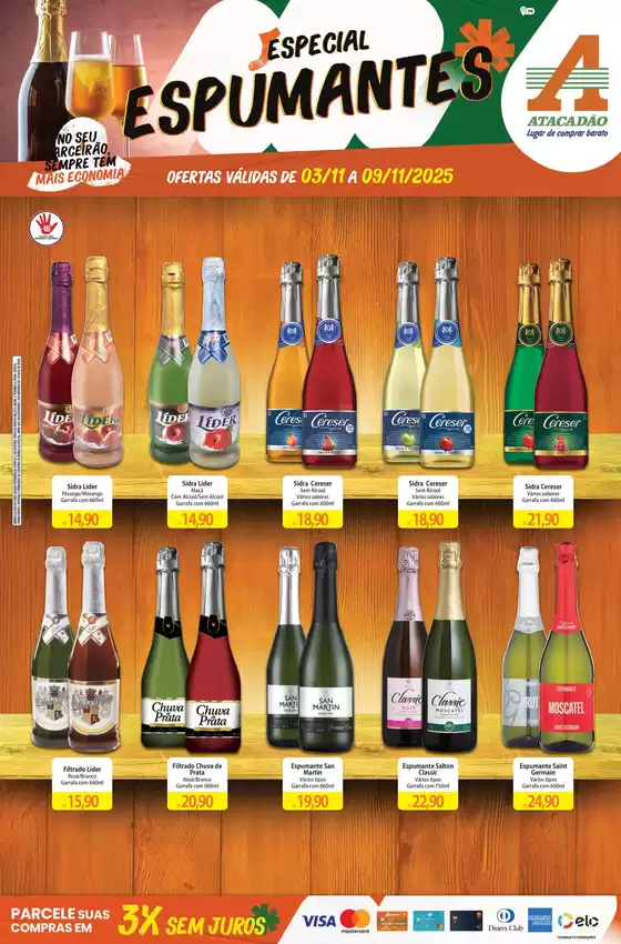 Catálogo Atacadão em São José dos Pinhais | Atacadão - Espumantes | 2025-11-03T00:00:00.000Z - 2025-11-09T00:00:00.000Z