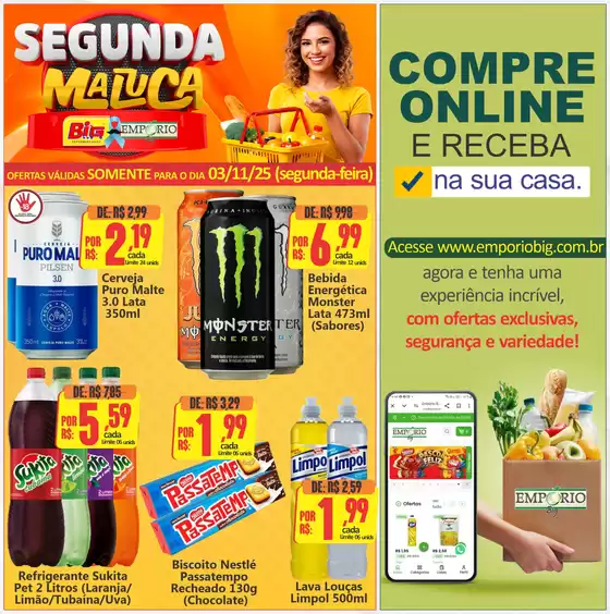 Catálogo Big Supermercados | Segunda Maluca | 2025-11-03T00:00:00.000Z - 2025-11-03T00:00:00.000Z