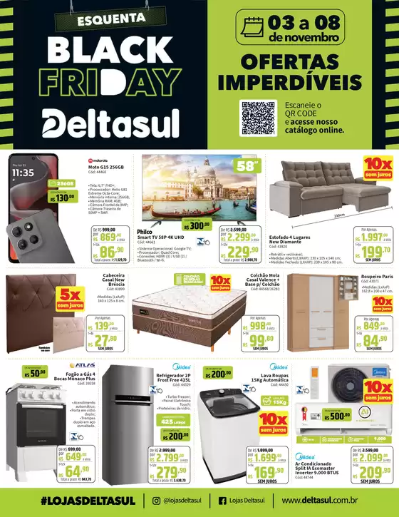 Catálogo Deltasul em São Paulo | pdf Black friday Fase 01 imetro | 2025-11-03T00:00:00.000Z - 2025-11-08T00:00:00.000Z