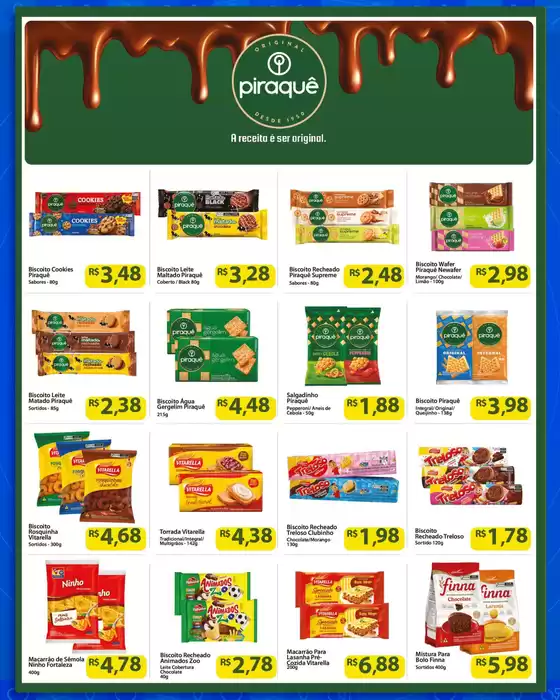 Grandes descontos em produtos selecionados