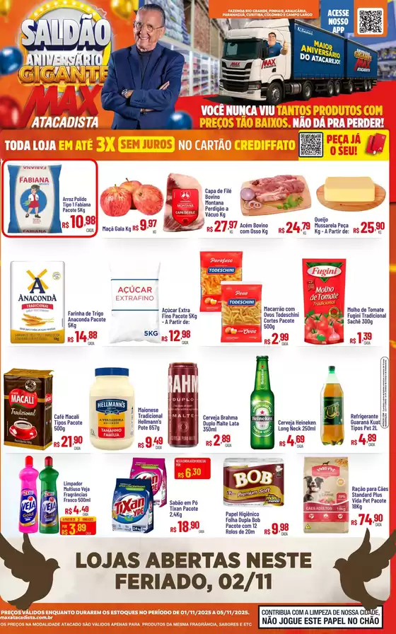 Catálogo Max Atacadista em Curitiba | Pechinchas e ofertas atuais | 2025-11-01T00:00:00.000Z - 2025-11-05T00:00:00.000Z