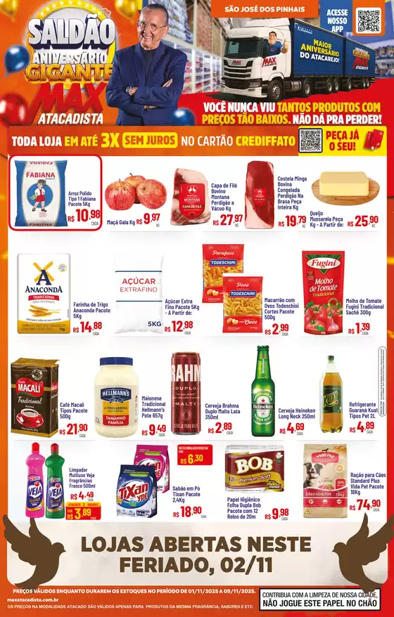 Catálogo Max Atacadista em Curitiba | Melhores ofertas para todos os caçadores de pechinchas | 2025-11-01T00:00:00.000Z - 2025-11-05T00:00:00.000Z