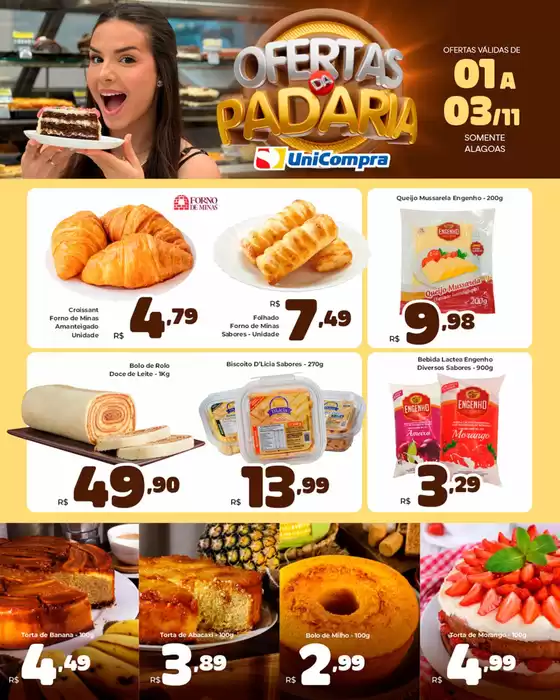 Catálogo Unicompra em Votorantim | Oferta da padaria | 2025-11-03T00:00:00.000Z - 2025-11-03T00:00:00.000Z