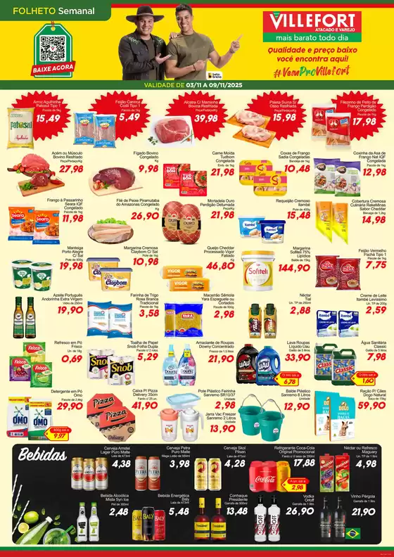 Catálogo Villefort Atacadista em Sabará | Pechinchas e ofertas atuais | 2025-11-03T00:00:00.000Z - 2025-11-09T00:00:00.000Z