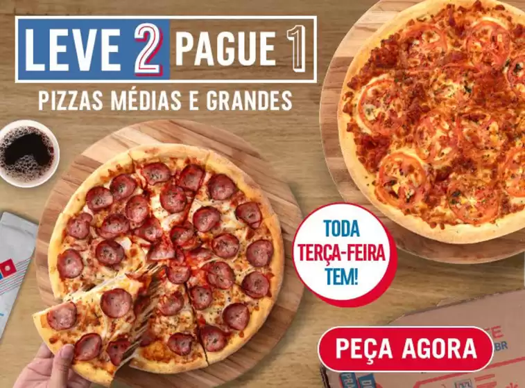 Catálogo Domino's Pizza em Paranavaí | Leve 2 Pague 1 | 2025-11-04T00:00:00.000Z - 2025-11-18T00:00:00.000Z