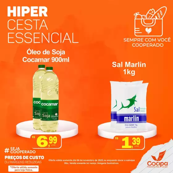 Catálogo Cocipa em Votorantim | Ótima oferta para todos os clientes | 2025-11-04T00:00:00.000Z - 2025-11-04T00:00:00.000Z