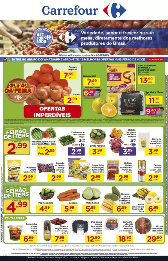 Catálogo Carrefour em Lages | Ótima oferta para todos os clientes | 2025-11-04T00:00:00.000Z - 2025-11-05T00:00:00.000Z