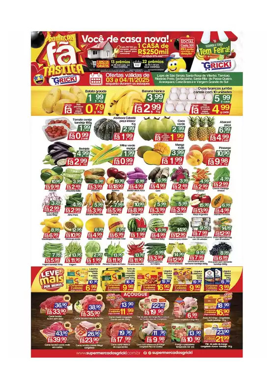 Catálogo Supermercados Gricki em Porto Alegre | Encarte Supermercados Gricki | 2025-11-03T00:00:00.000Z - 2025-11-04T00:00:00.000Z