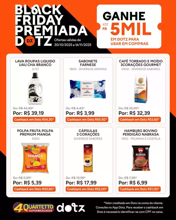 Encarte Quartetto Supermercados