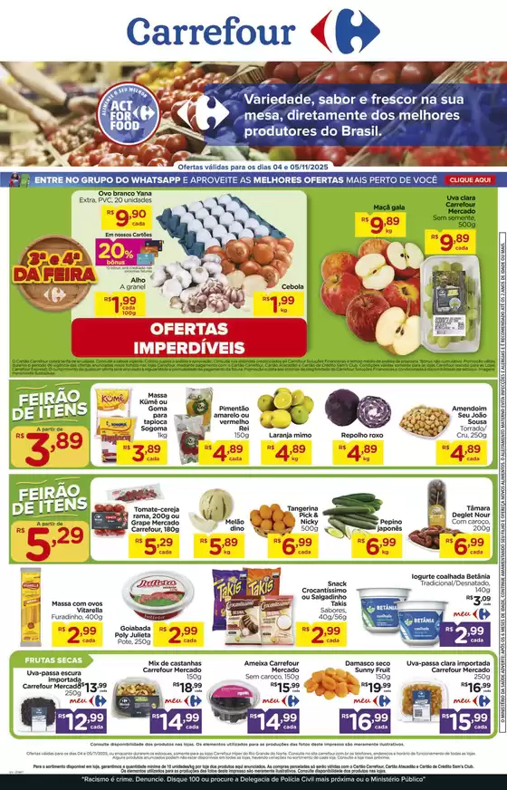 Grandes descontos em produtos selecionados