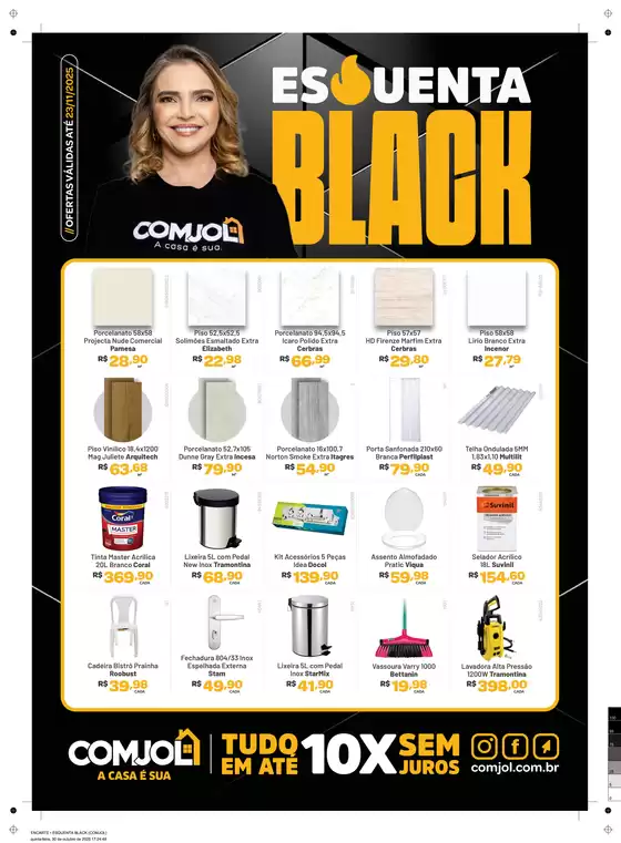Catálogo Comjol em Camboriú | Encarte Comjol | 2025-11-04T00:00:00.000Z - 2025-11-23T00:00:00.000Z