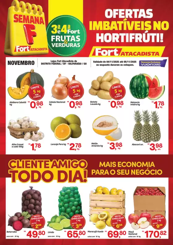 Catálogo Fort Atacadista em Lontras | DF Fort FLV 3ª e 4ª 04 e 05 NOV 25 | 2025-11-04T00:00:00.000Z - 2025-11-05T00:00:00.000Z