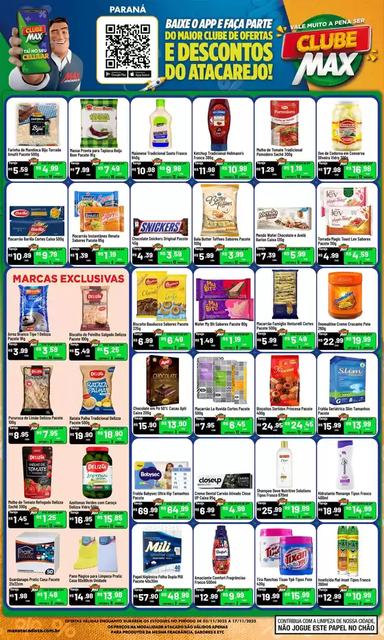 Catálogo Max Atacadista em Rolândia | Ofertas e promoções atuais | 2025-11-03T00:00:00.000Z - 2025-11-17T00:00:00.000Z
