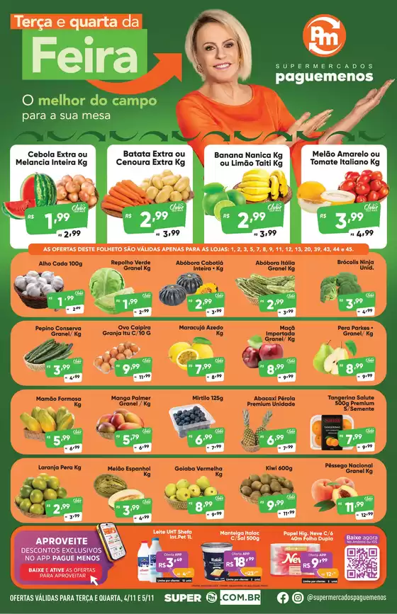 Catálogo Supermercados Pague Menos em Americana | Ampla seleção de ofertas | 2025-11-04T00:00:00.000Z - 2025-11-05T00:00:00.000Z