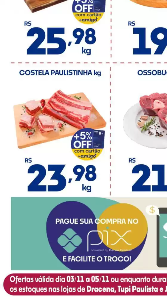Ofertas exclusivas para nossos clientes