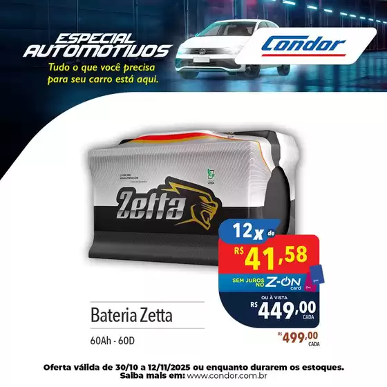 Catálogo Supermercados Condor | Melhores ofertas e descontos | 2025-10-30T00:00:00.000Z - 2025-11-12T00:00:00.000Z
