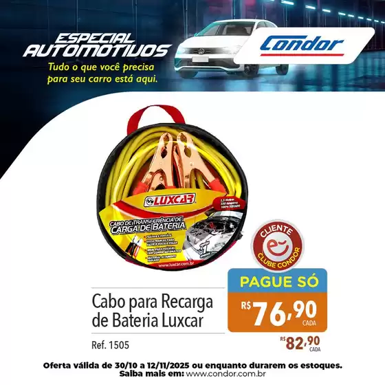 Catálogo Supermercados Condor | Ofertas exclusivas para nossos clientes | 2025-10-30T00:00:00.000Z - 2025-11-12T00:00:00.000Z