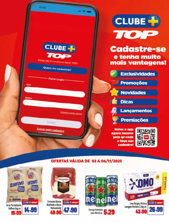 Catálogo Rede Top em Rio dos Cedros | Ofertas e promoções atuais | 2025-11-03T00:00:00.000Z - 2025-11-06T00:00:00.000Z