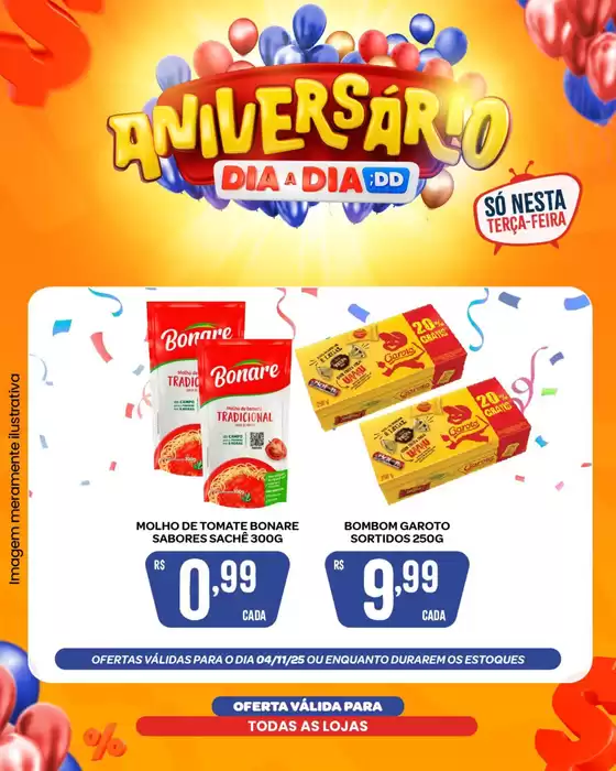 Ofertas especiais atraentes para todos