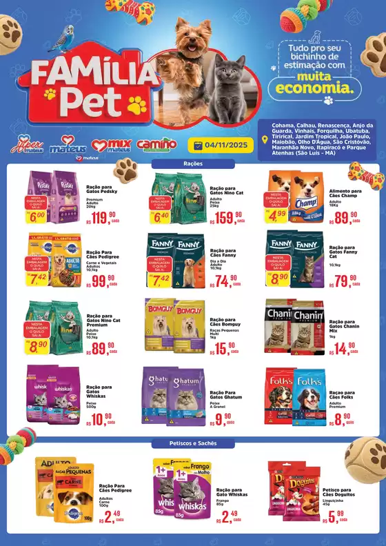 Catálogo Supermercados Mateus em São José de Ribamar | Nossas melhores ofertas para você | 2025-11-04T00:00:00.000Z - 2025-11-04T00:00:00.000Z