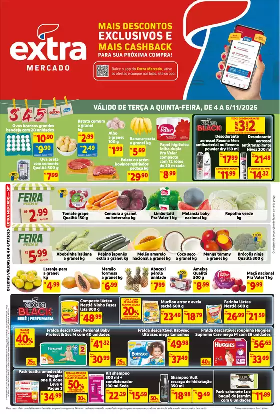 Catálogo Extra em Santa Rita do Pardo | Promoções especiais em andamento | 2025-11-04T00:00:00.000Z - 2025-11-06T00:00:00.000Z