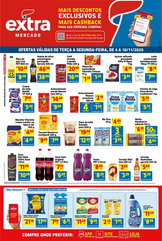 Catálogo Extra em Canoas | Grandes descontos em produtos selecionados | 2025-11-04T00:00:00.000Z - 2025-11-10T00:00:00.000Z