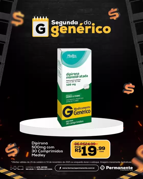 Catálogo Farmácia Permanente em Lençóis Paulista | Encarte Farmácia Permanente | 2025-10-25T00:00:00.000Z - 2025-11-10T00:00:00.000Z