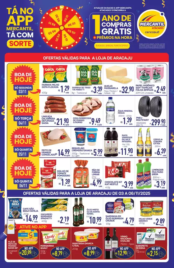 Catálogo Mercantil Atacado em Raposos | Tá No App | 2025-11-04T00:00:00.000Z - 2025-11-06T00:00:00.000Z