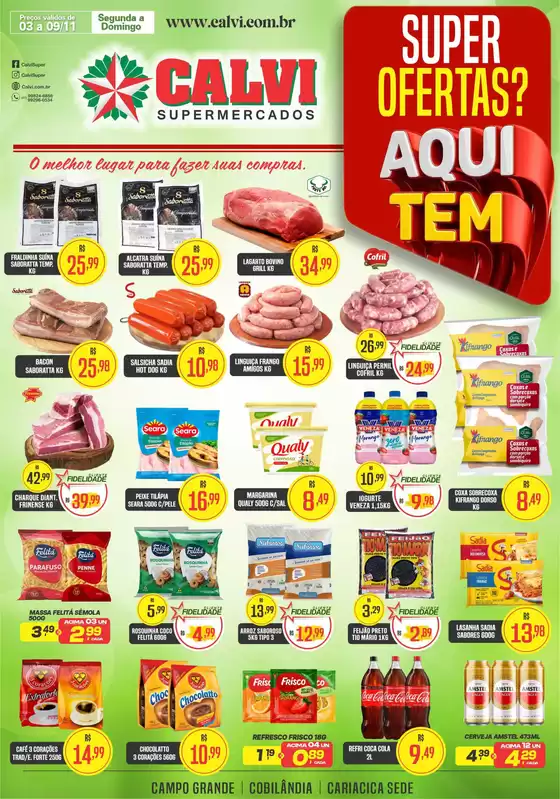 Catálogo Calvi Supermercados | Super Ofertas Tem Aqui | 2025-11-05T00:00:00.000Z - 2025-11-09T00:00:00.000Z