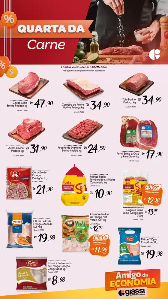 Catálogo Giassi Supermercados em Mafra | Ofertas do dia | 2025-05-01T00:00:00.000Z - 2025-11-06T00:00:00.000Z