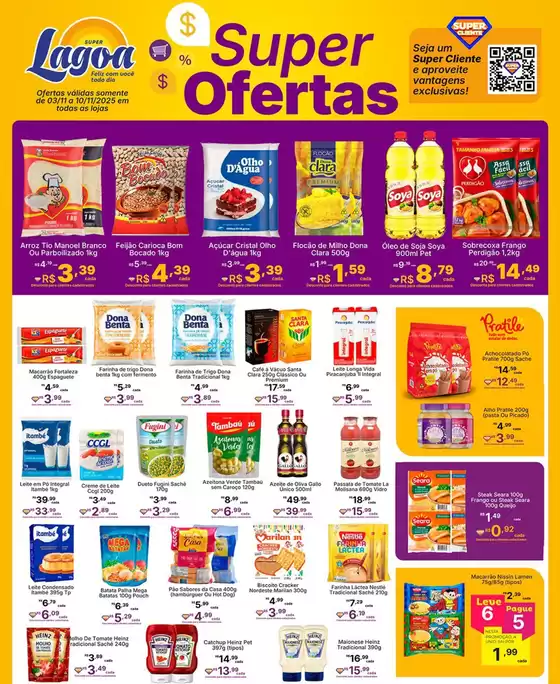 Ofertas especiais atraentes para todos