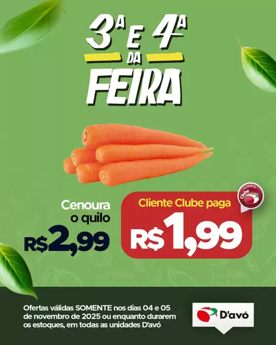 Catálogo D’avó Posto em Piracaia | Ofertas para caçadores de pechinchas | 2025-11-04T00:00:00.000Z - 2025-11-05T00:00:00.000Z