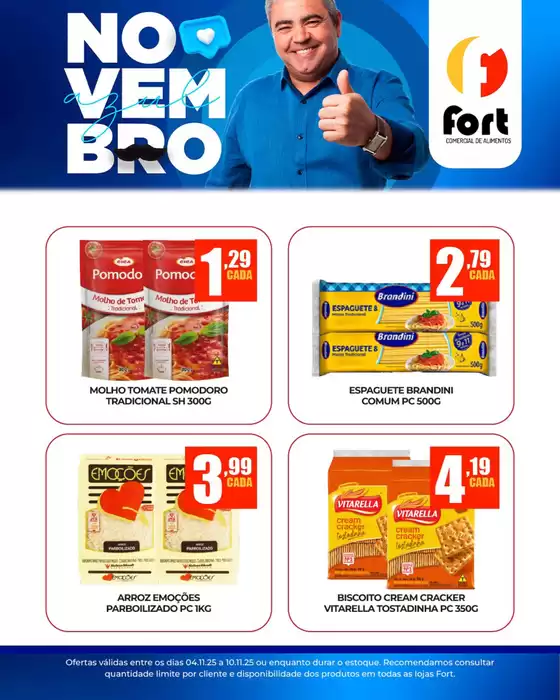 Catálogo Fort Supermercados | Encarte Fort Supermercados | 2025-11-04T00:00:00.000Z - 2025-11-10T00:00:00.000Z