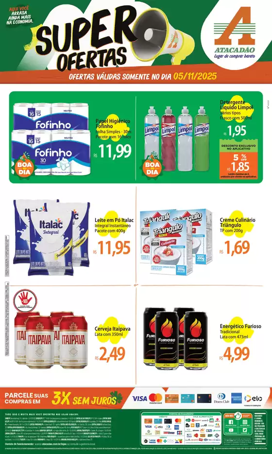 Catálogo Atacadão em Pinhais | Ofertas exclusivas | 2025-11-05T00:00:00.000Z - 2025-11-05T00:00:00.000Z