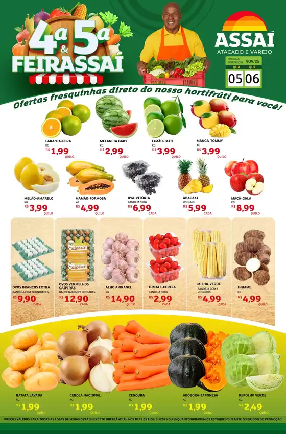 Catálogo Assaí Atacadista em Belo Horizonte | Melhores ofertas para todos os clientes | 2025-11-05T00:00:00.000Z - 2025-11-06T00:00:00.000Z