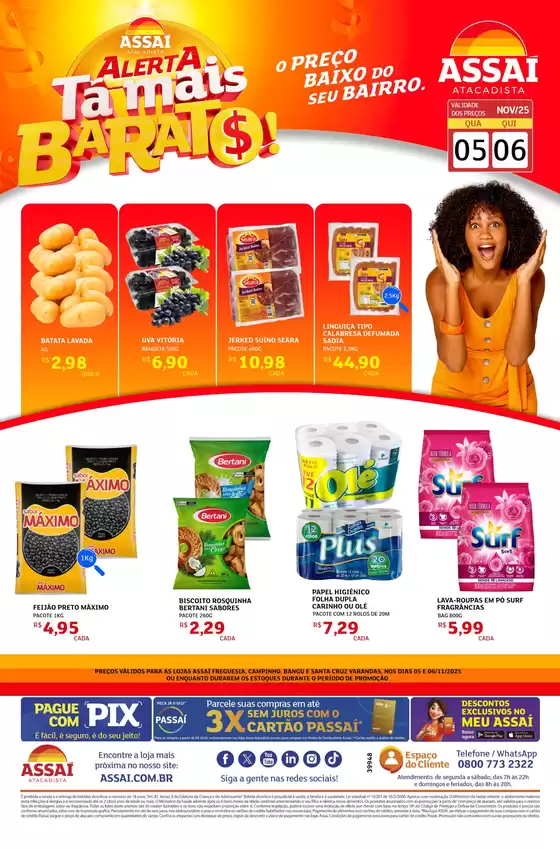 Catálogo Assaí Atacadista em Rio de Janeiro | Economize agora com nossas ofertas | 2025-11-05T00:00:00.000Z - 2025-11-06T00:00:00.000Z
